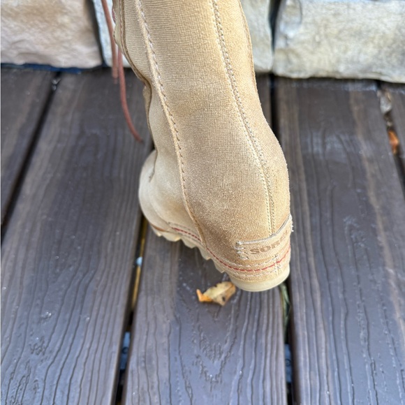 Sorel Beige Lace-Up Boots. Cate the great - Picture 8 of 11